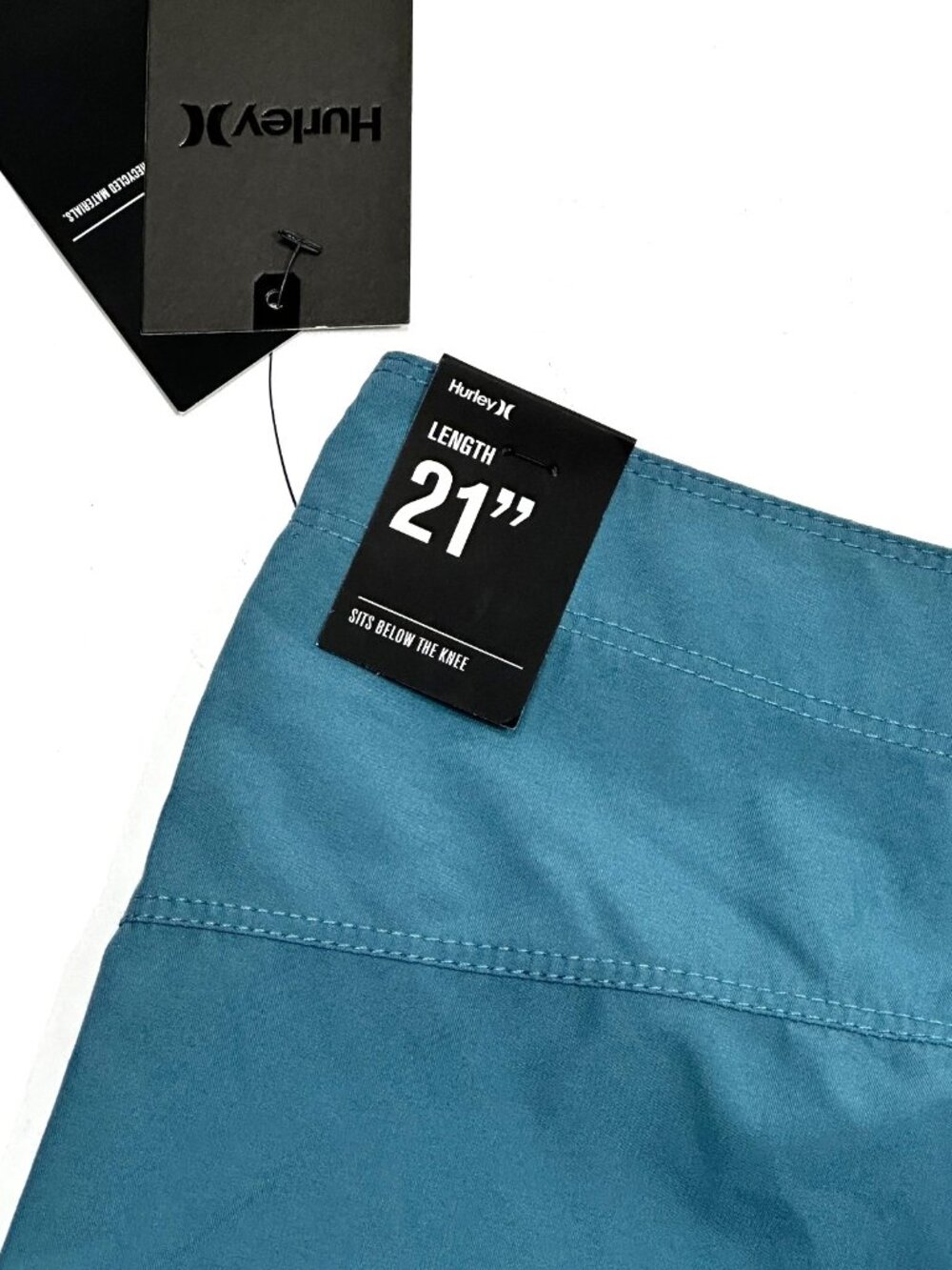 NWT Hurley One & Only 2.0 Board Shorts Size 40 Blue 21" Recycled Swim Trunks - Picture 11 of 16